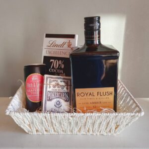 Gin Rummy Gift Basket with Lindt Slab