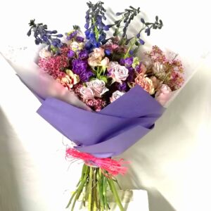 Moody Blue Hand-Tied Bouquet