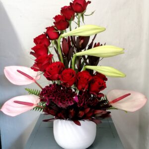 Red Rose Spiral