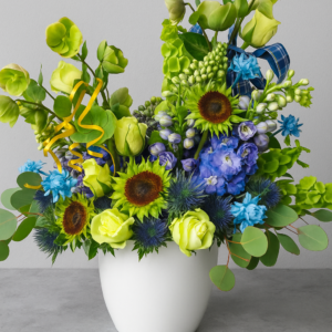 Whimsical Blue and Green(Florist’s Choice)