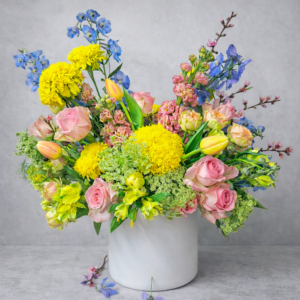 Whimsical Flower Pot in Bright Shades(Florist’s Choice)